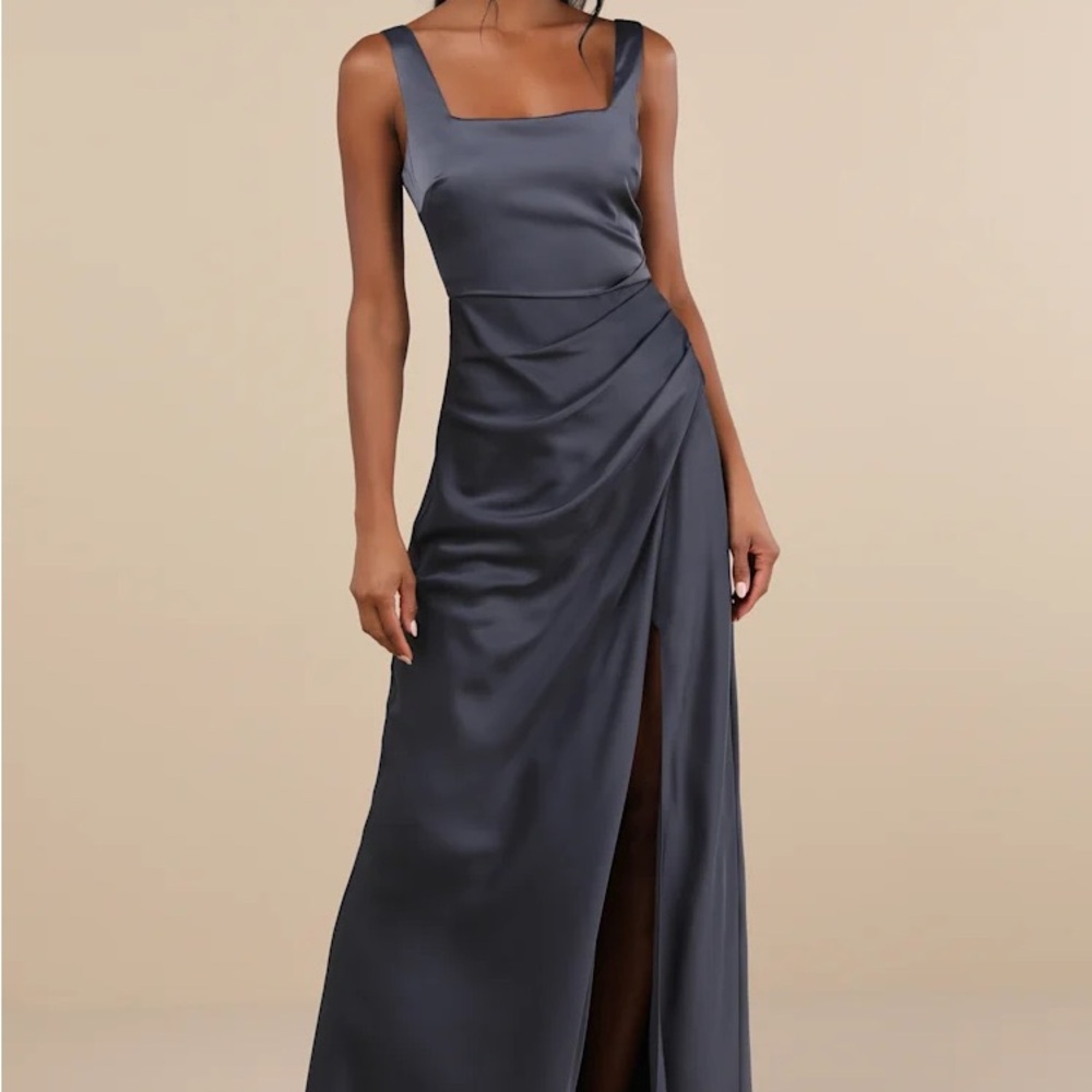 Gray Evening Gown